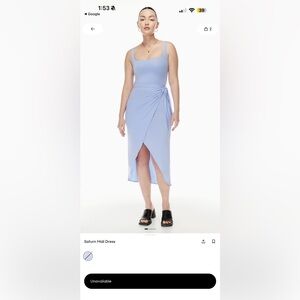 Aritzia Saturn Midi Dress